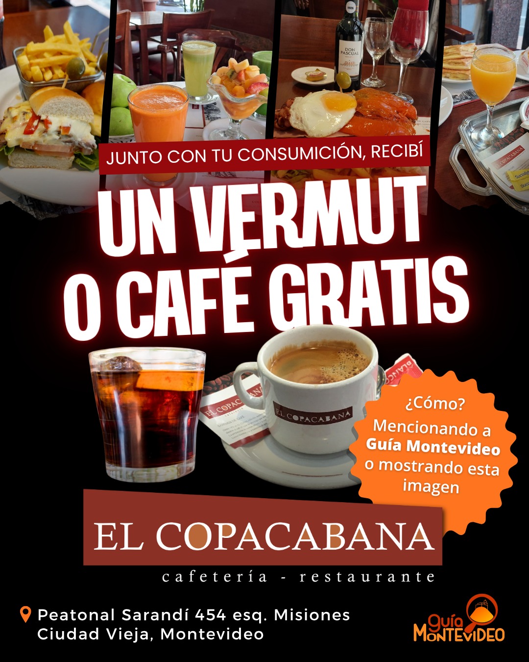 vermut cafe de regalo el copacabana