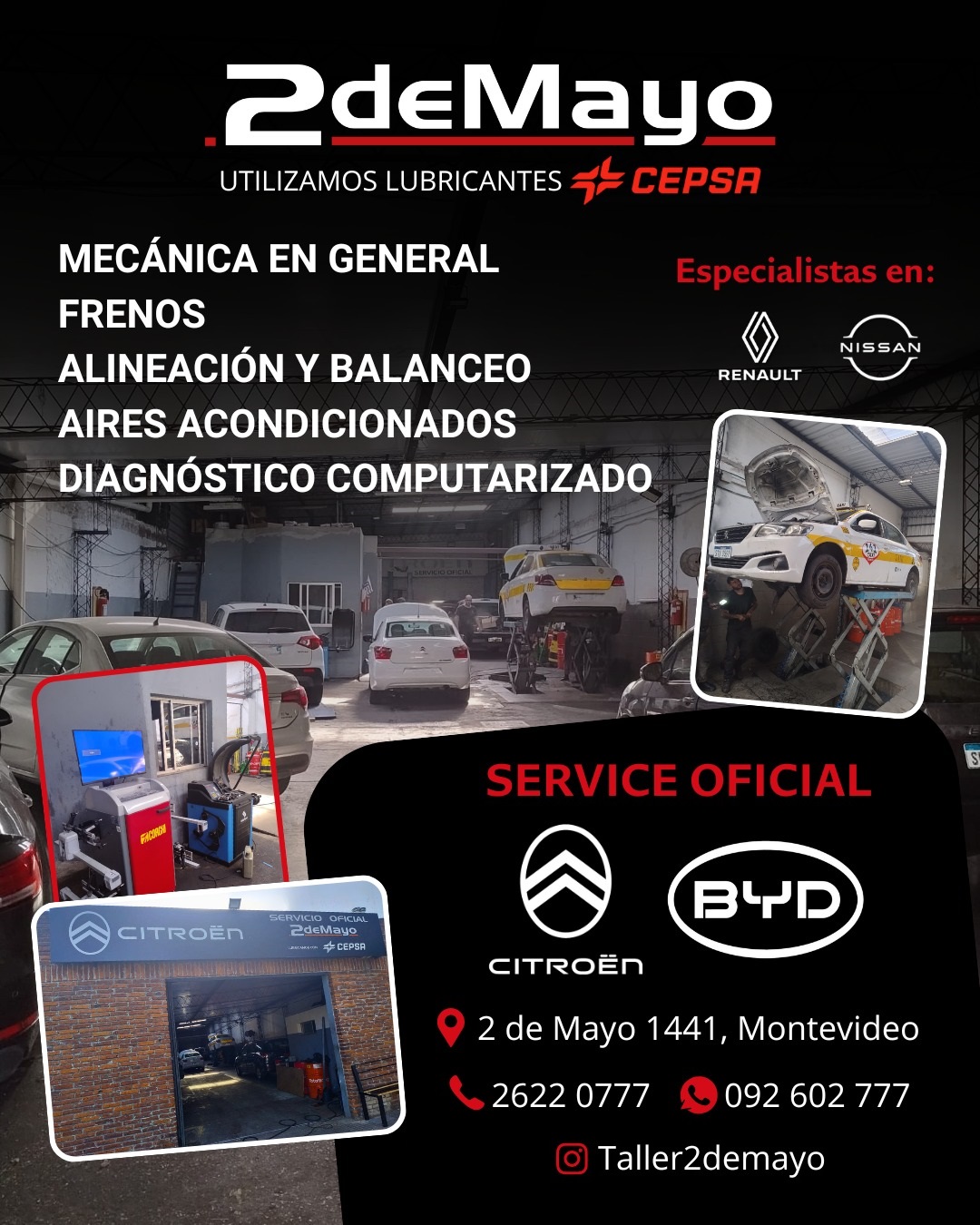 taller mecanico citroen nissan renault